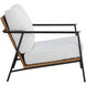 Milan Stinson White Outdoor Armchair